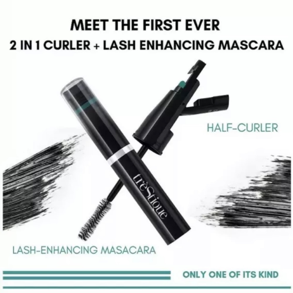 NIB treStiQue Good Vibes Mascara + Lash Curler - Picture 2 of 15